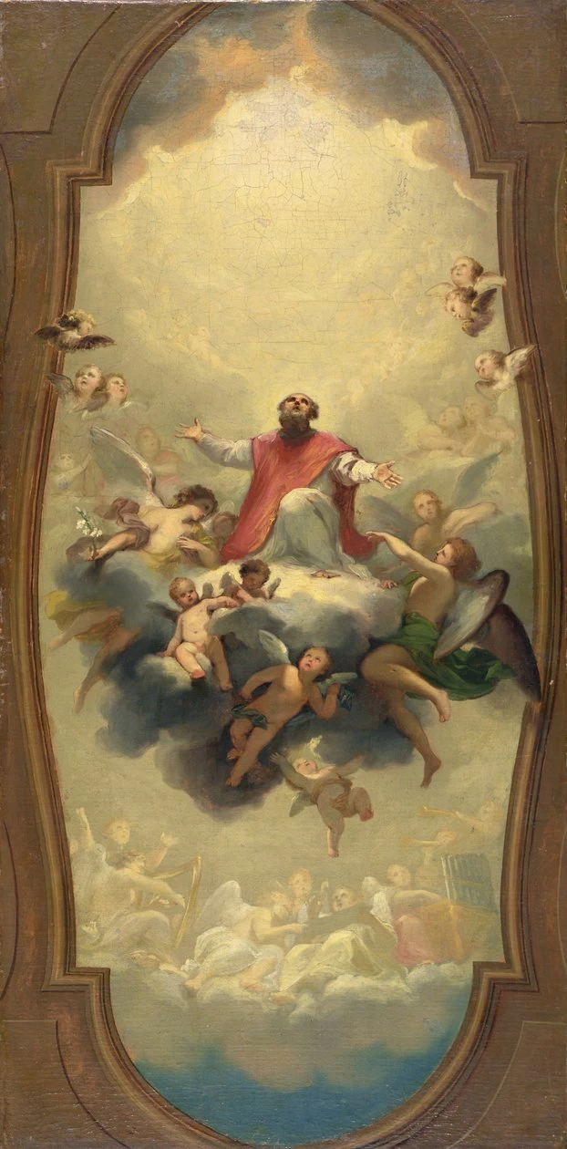 Anton Raphael Mengs 99 Sant'Eusbio portato in cielo Manchester Art Gallery