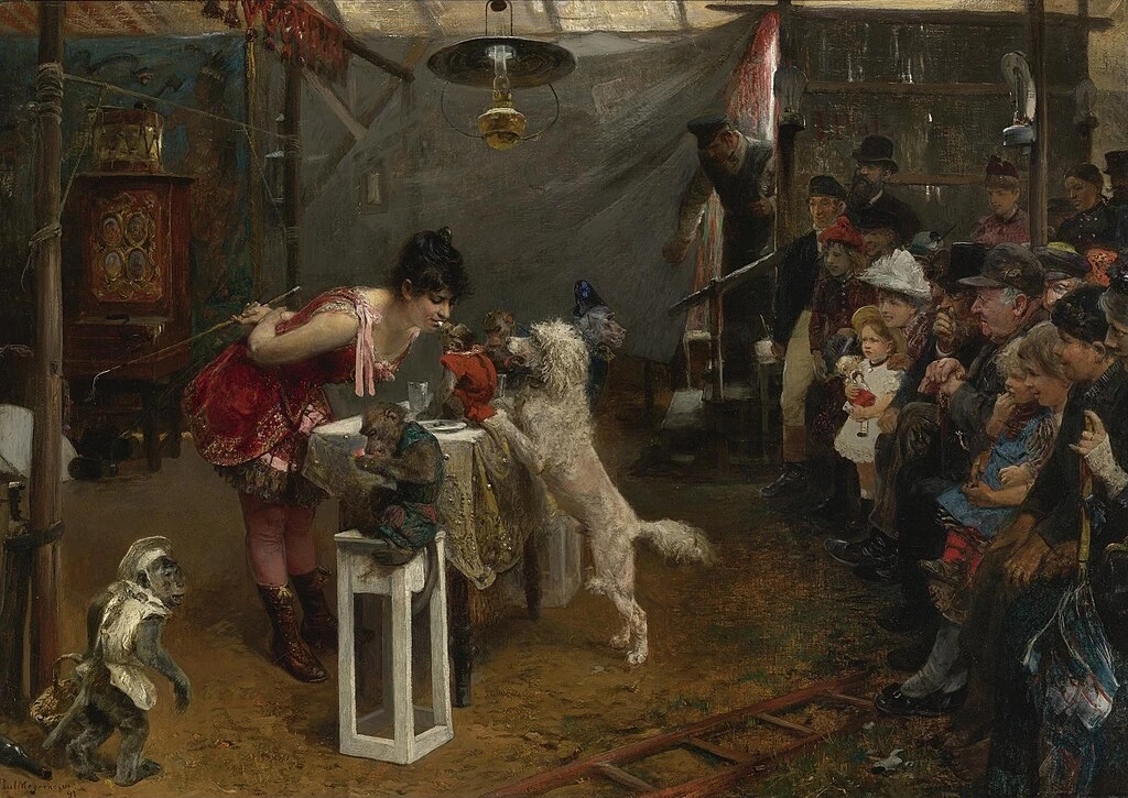 Paul Friedrich Meyerheim 78 Trucchi da baraccone La Madonna selvaggia