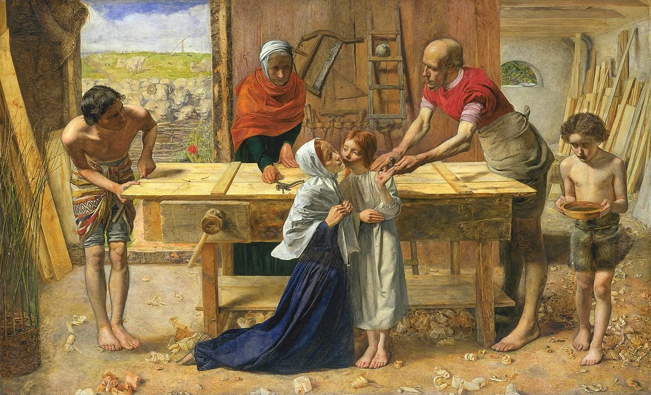 John Everett Millais 16 Cristo nella casa dei suoi genitori Tate Britain, Londra