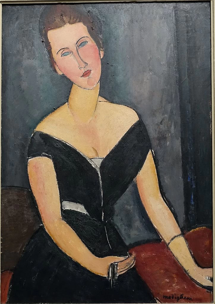 Amedeo Modigliani 179 Ritratto di Madame Cécile Van Muyden Museo d'arte di San Paolo, Avenida Paulista, San Paolo