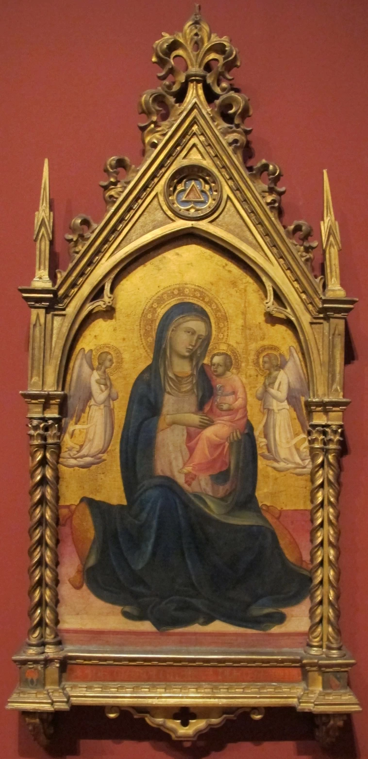 Madonna col bambino e angeli
