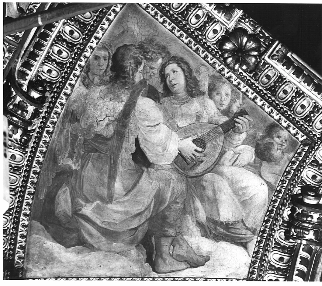 Pier Francesco Mazzucchelli, detto il Morazzone 117 incoronazione di Maria Vergine, angeli musicanti Varese