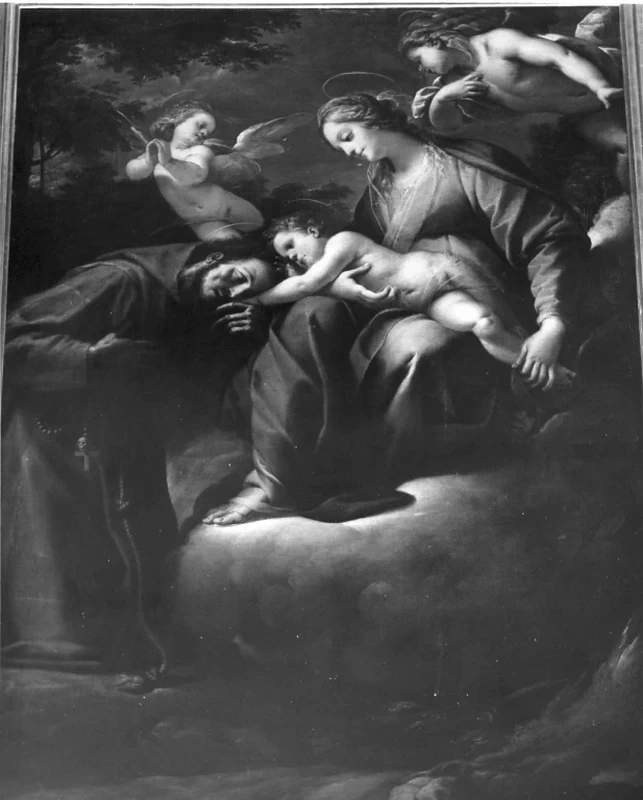 Pier Francesco Mazzucchelli, detto il Morazzone 122 Madonna con Bambino e San Francesco d'Assisi Roma