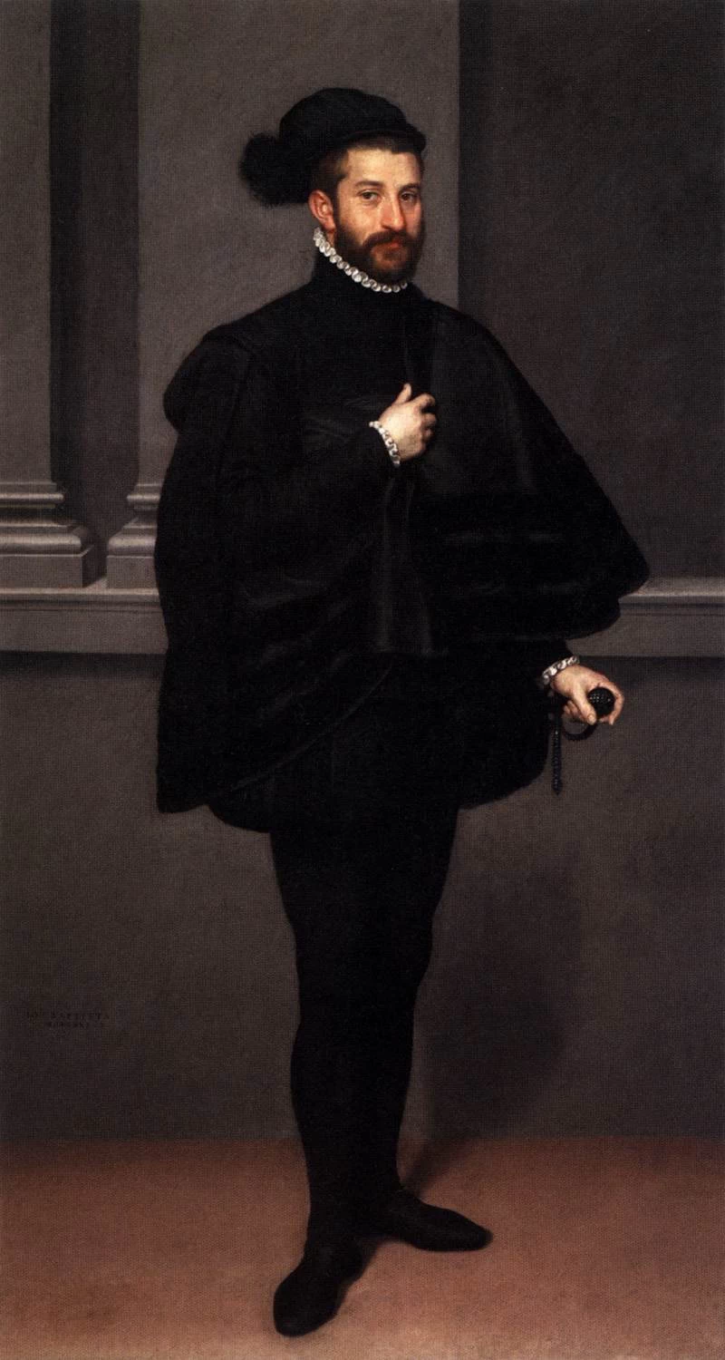 Ritratto di uomo iin nero - Museo Poldi Pezzoli, Milan