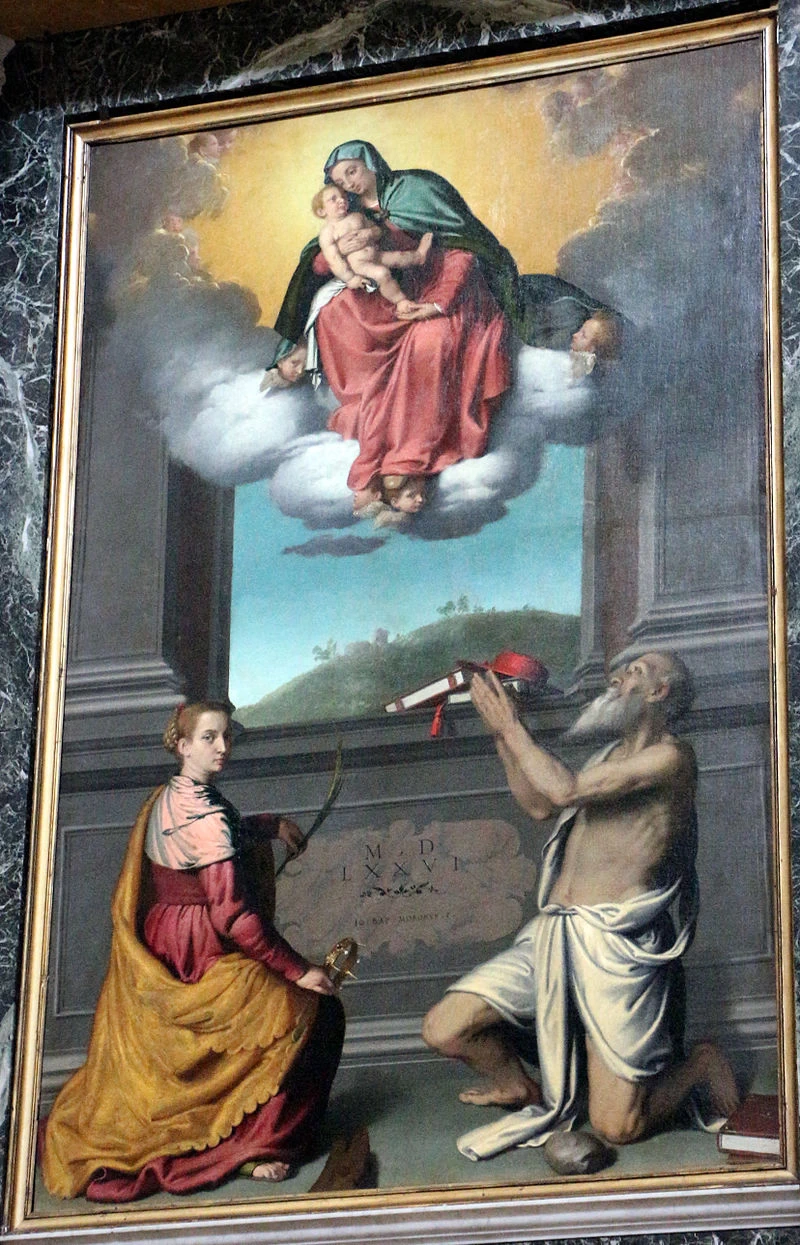 Madonna e santi