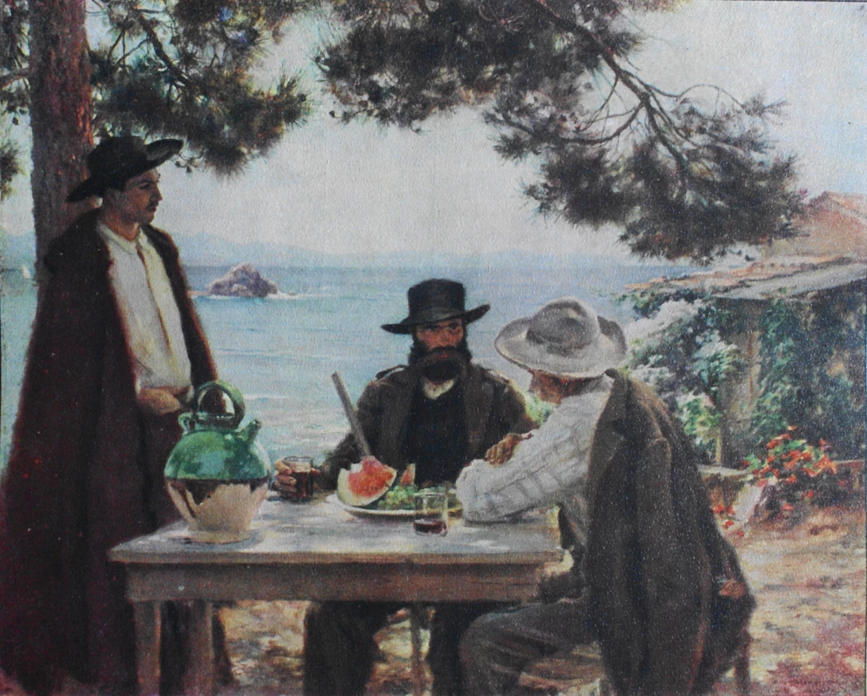 Jules Alexis Muenier 10 Bevitori, Route des Sanguinaires (Ajaccio)