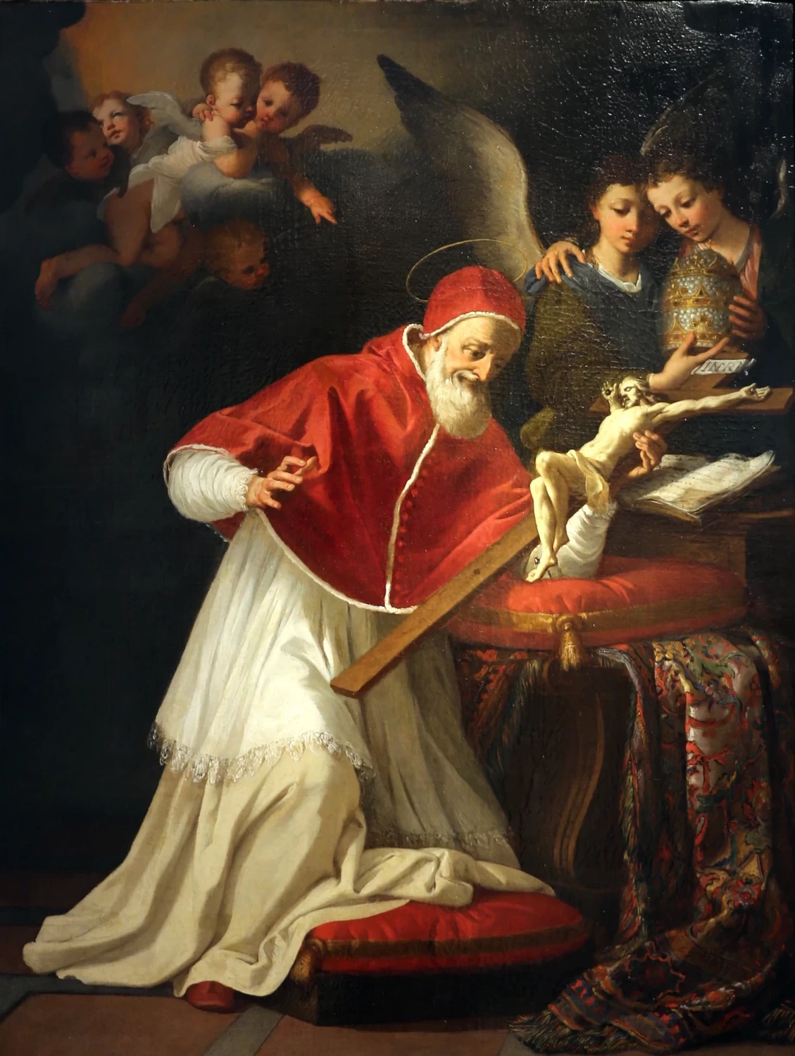 Domenico Maria Muratori 22 San Pio V e il miracolo del Crocifisso Basilica di Santa Sabina, Roma 1