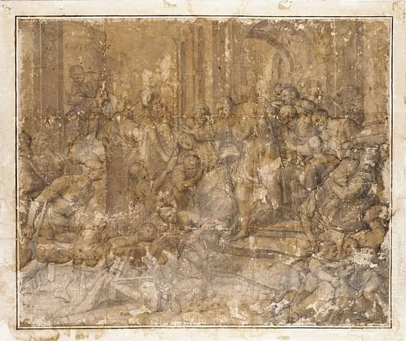 Domenico Maria Muratori 25 San Ranieri libera una donna posseduta. Studio