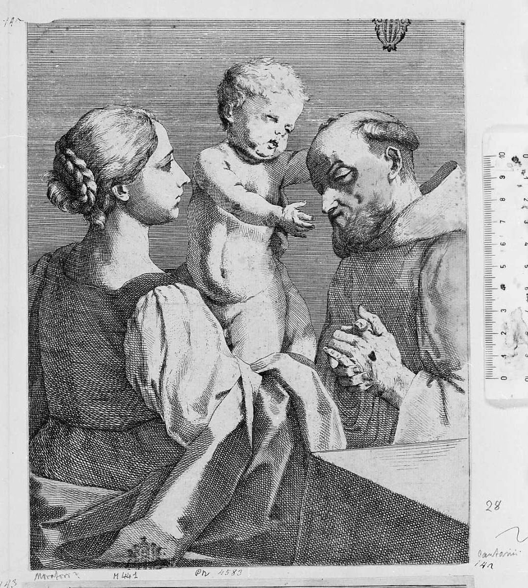 Domenico Maria Muratori 40 Vergine con Bambino e san Francesco Bologna