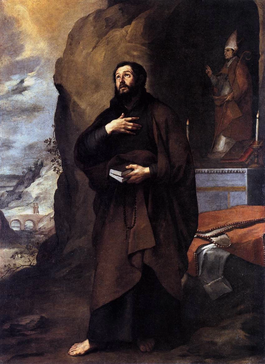 Bartolomé Esteban Murillo 293 Sant'Adelmo di Burgos Bilbao Fine Arts Museum, Bilbao