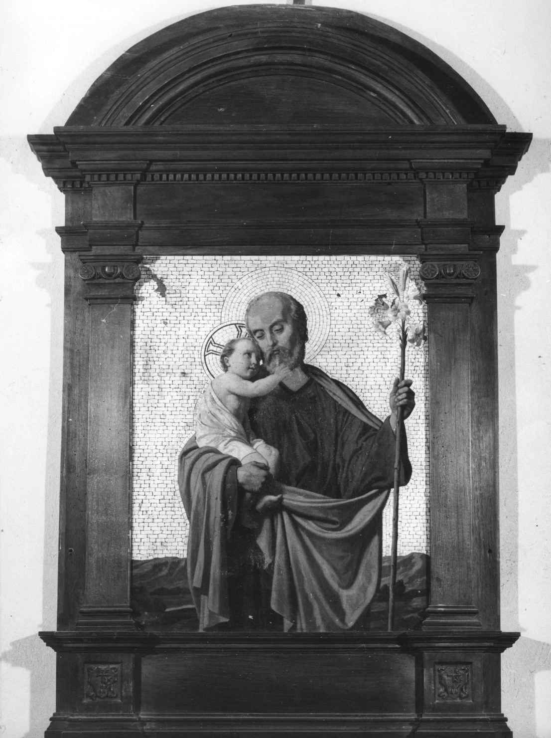 Luigi Mussini 37 San Giuseppe con Gesù Bambino Chiesa della Natività di Maria