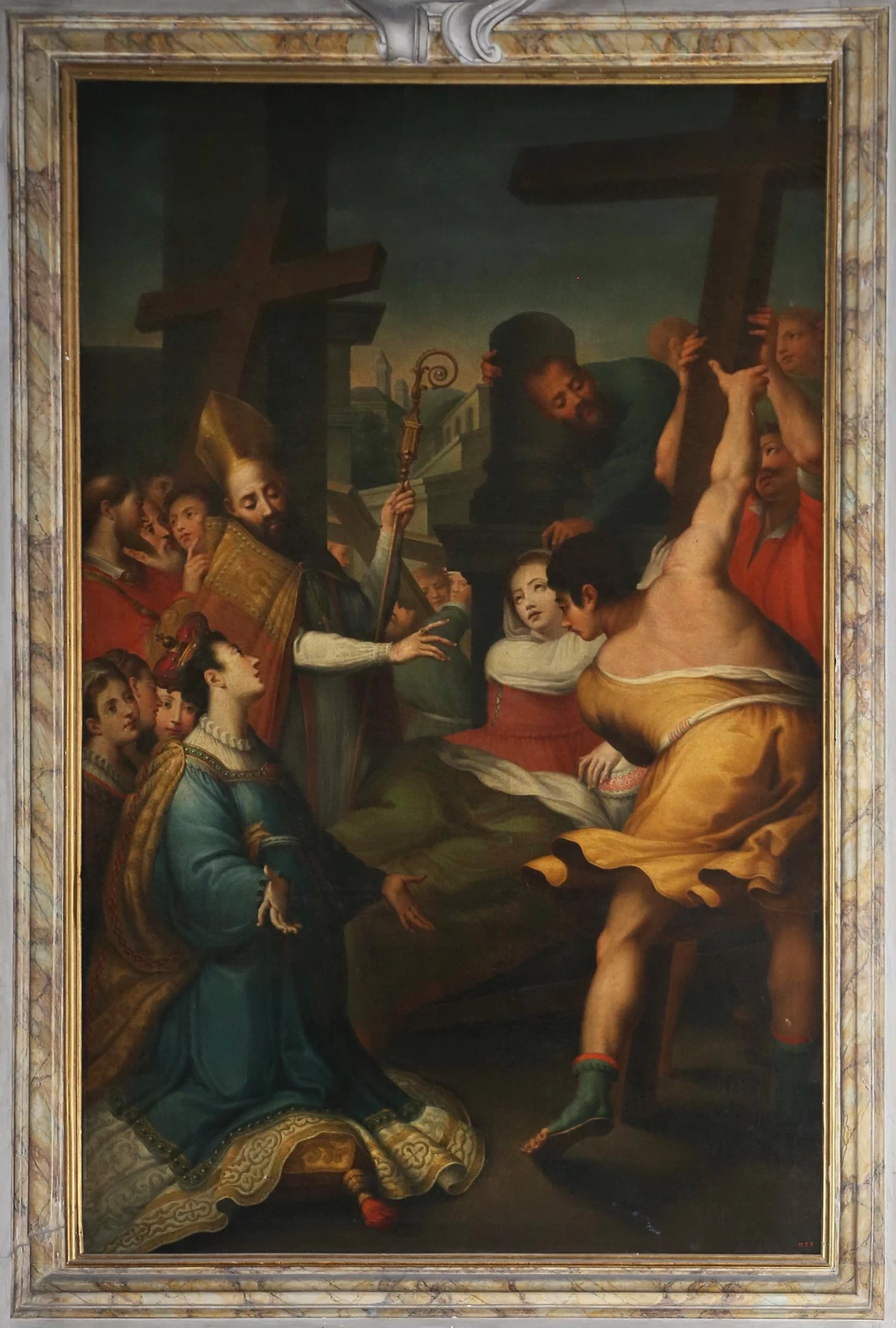 Gregorio Pagani 63 Ritrovamento rella croce Santa Maria del Carmine, Firenze
