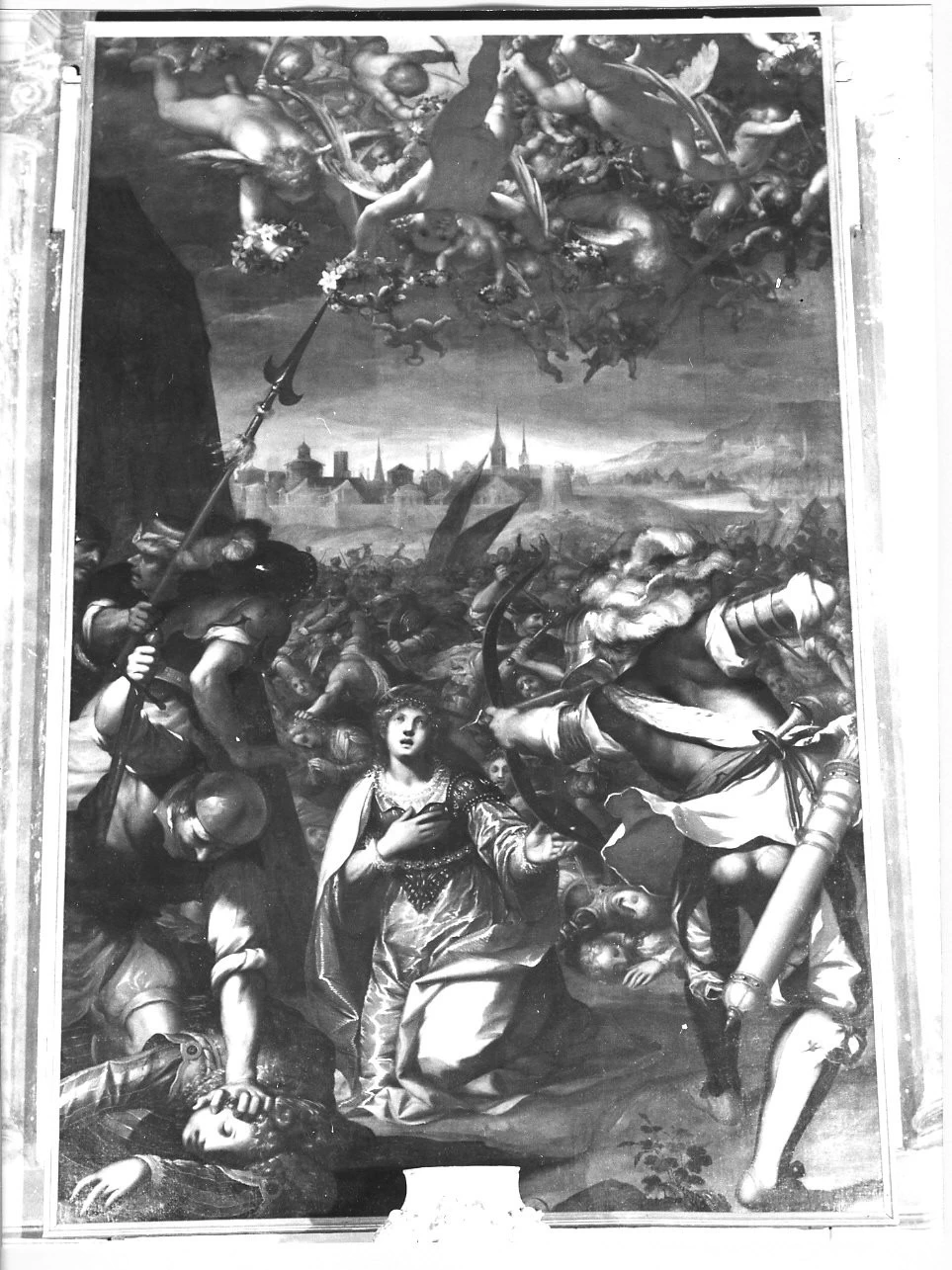 Giovanni Battista Paggi 150 martirio di Sant'Orsola e delle undicimila vergini Savona