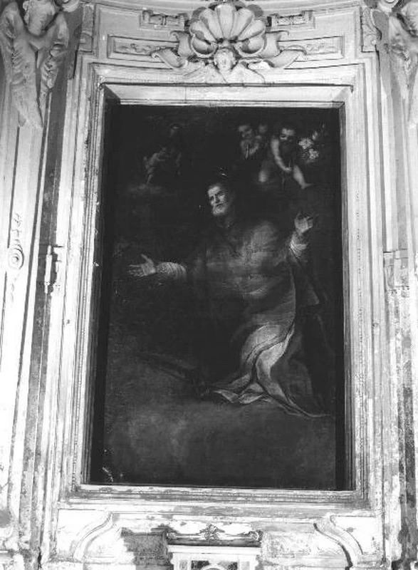 Giovanni Battista Paggi 157 San Filippo Neri col Bambino Gesù attribuito