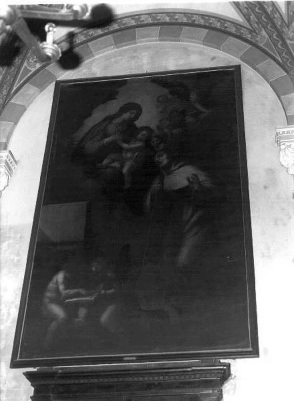 Giovanni Battista Paggi 166 Visione di San Bernardo Chiesa di N. S. delle Grazie e S. Caterina da Genova nell'Ospedale di S. Martino, Genova