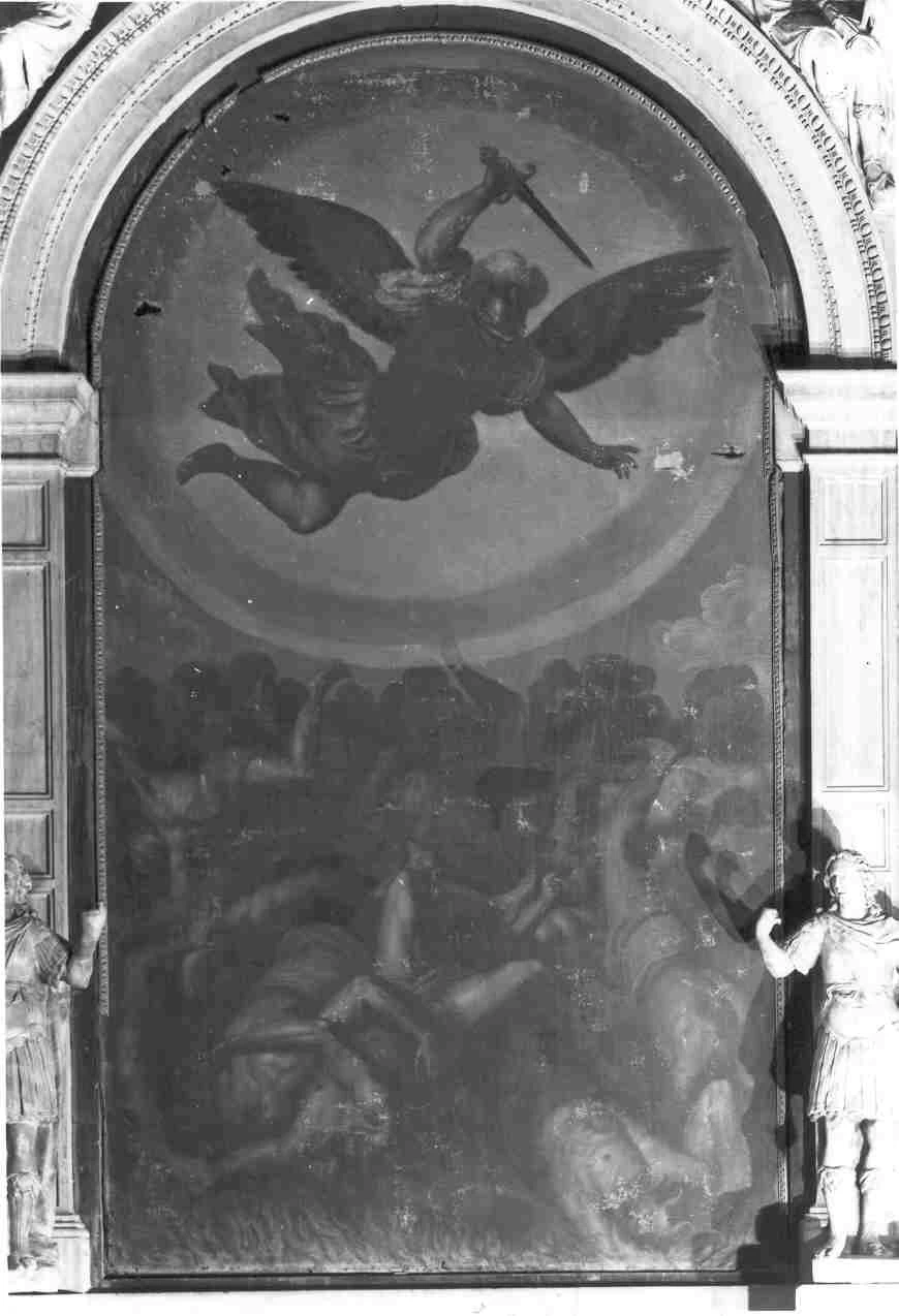 San Michele Arcangelo scaccia gli angeli ribelli dal paradiso - Chiesa del Carmine (BS)