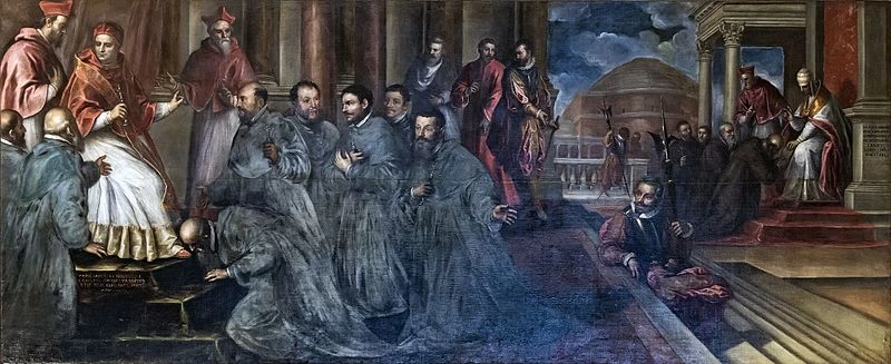 Alessandro III e il crocifisso - chiesa dei Gesuiti, Venezia
