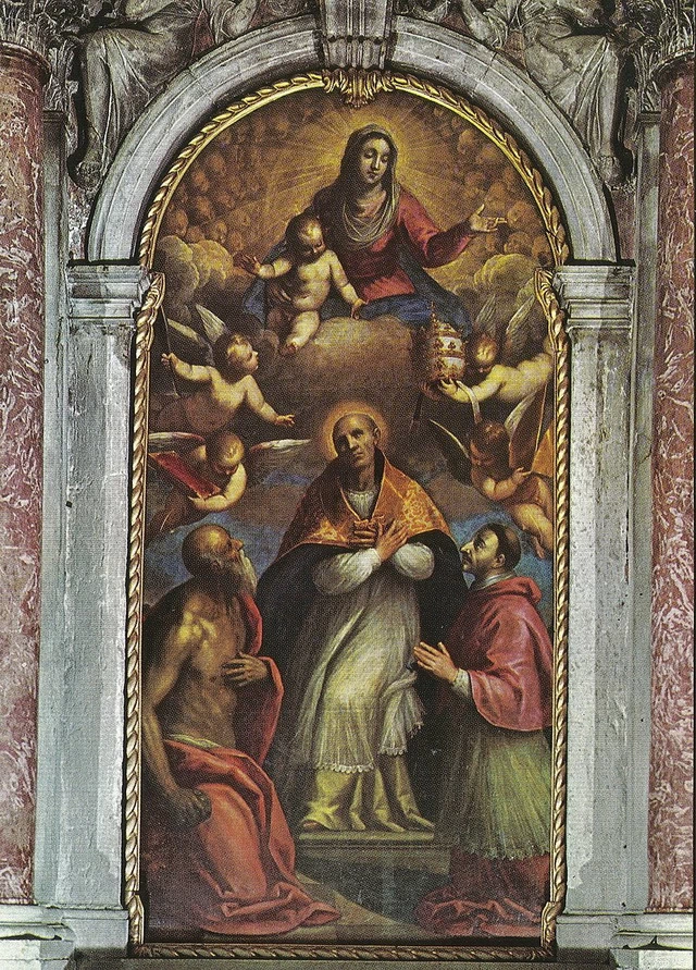 Madonna con Bambino e santo Stefano papa - Lesina