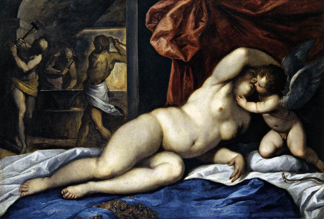 Venere e Cupito nella fuciva di Vulcano - Staatliche Museen, Kassel