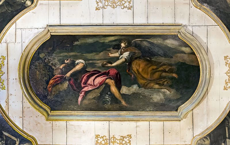 Elia nutrito dall'angelo - Venezia