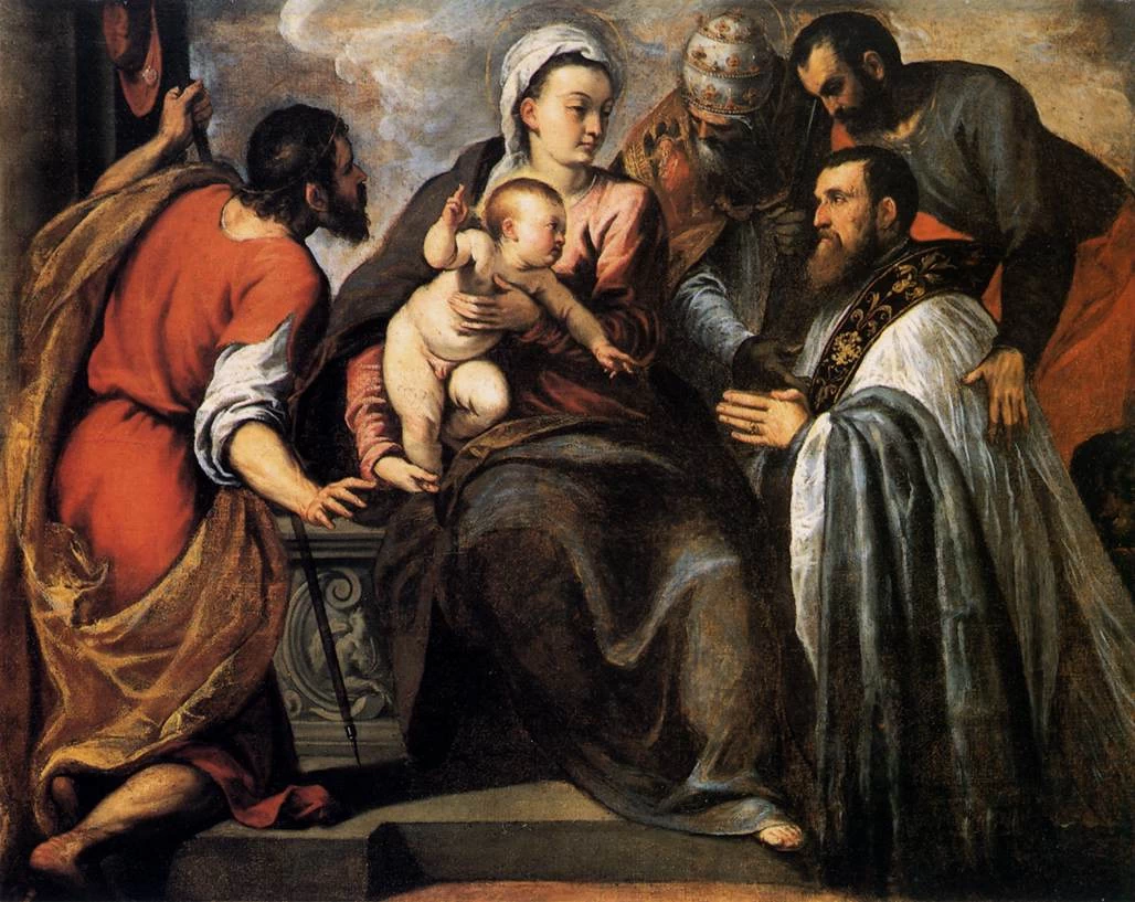 Vergine col Bambino tra santi - San Giacomo dall'Orio, Venice