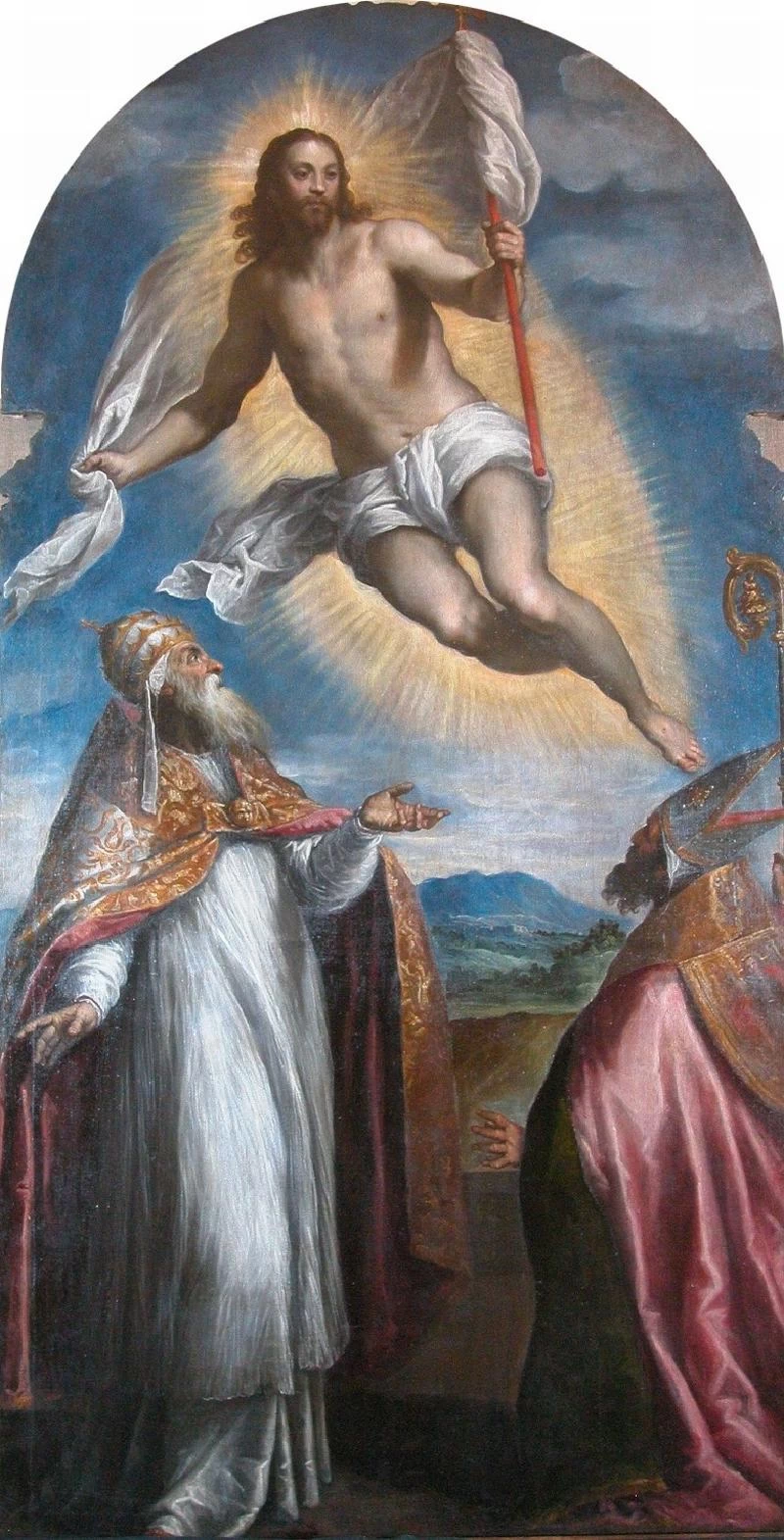 Gesù Cristo Redentore tra i Santi Stefano e Bellino