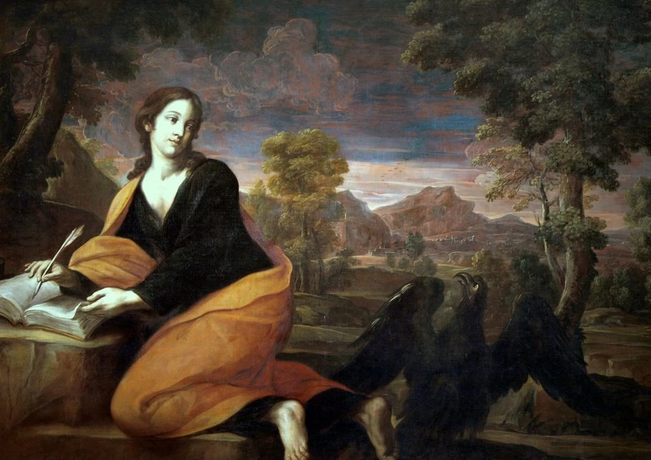 Antonio Palomino 59 San Giovanni Evangelista a Pathmos Magyar Nemzeti Galéria, Budapest