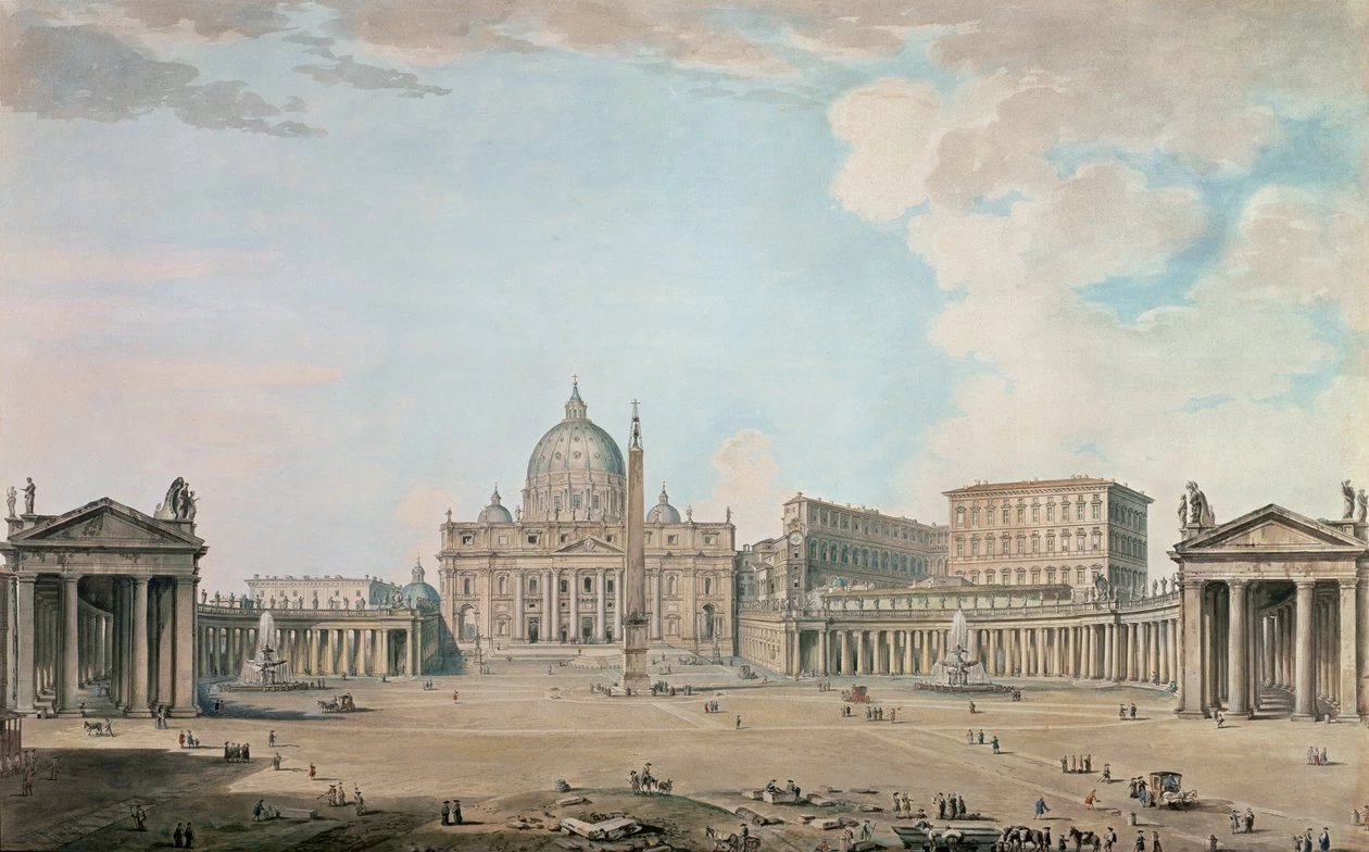 Giovanni Paolo Pannini 156 San Pietro, Roma