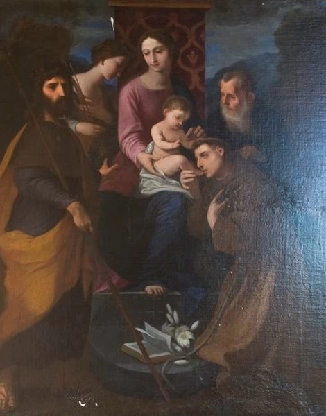 Madonna in trono e santi