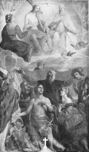 Trinità, Madonna e Santi Lucca