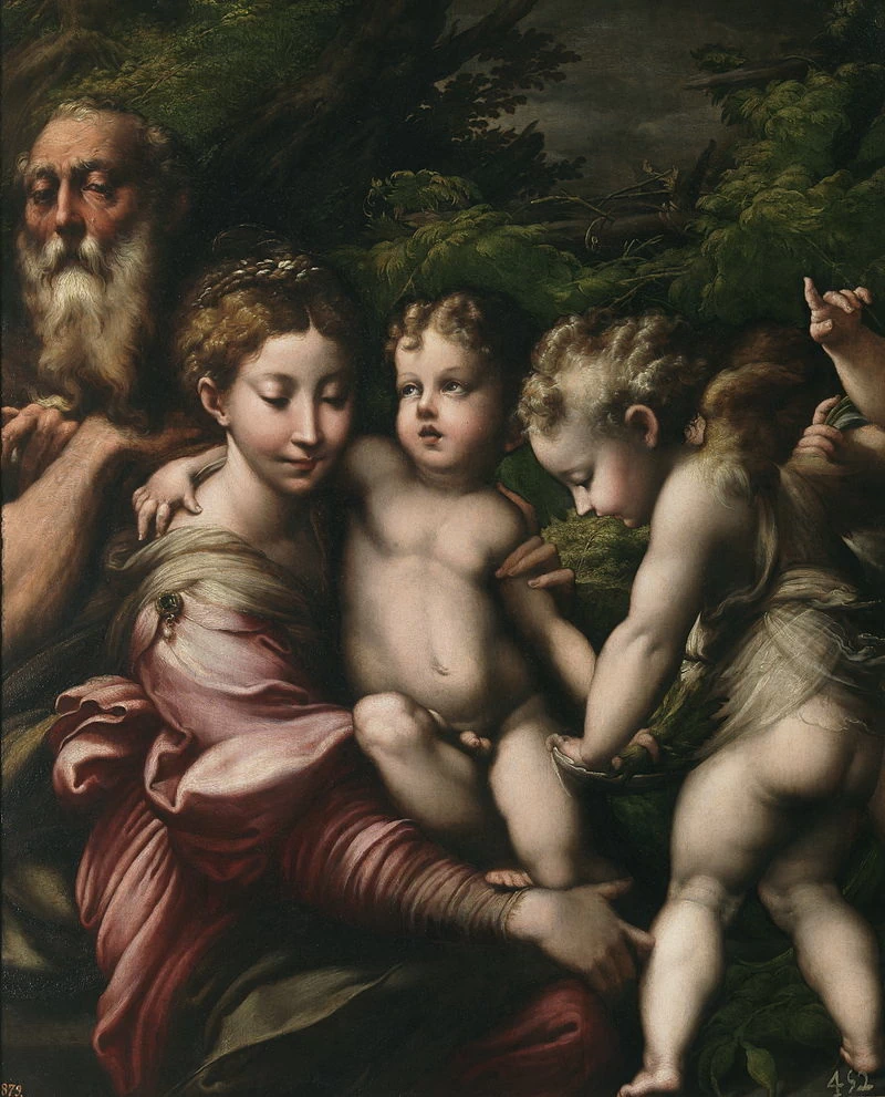 Sacra Famiglia e angelo - Prado