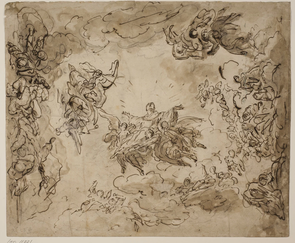 Giovanni Antonio Pellegrini 256 Apoteosi di un santo Statens Museum for Kunst 1