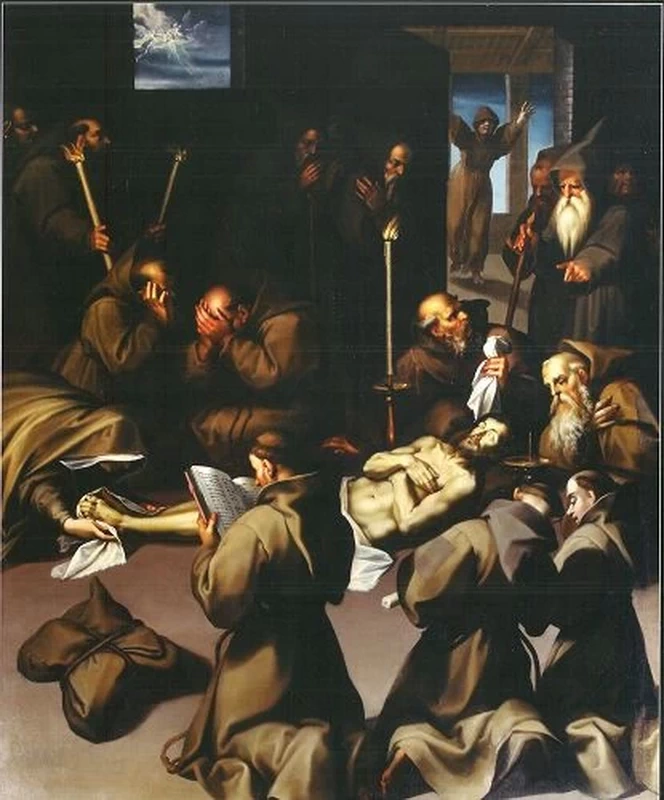 Marten Pepijn 32 La morte di San Francesco, fine 1590 Chiesa del Santissimo Nome di Gesù, Kerk