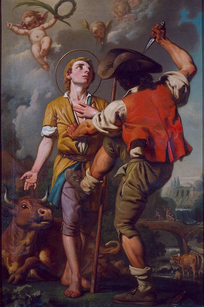 Giuseppe Peroni 45 martirio di San Lucio di Val Cavargna Galleria Nazionale di Parma