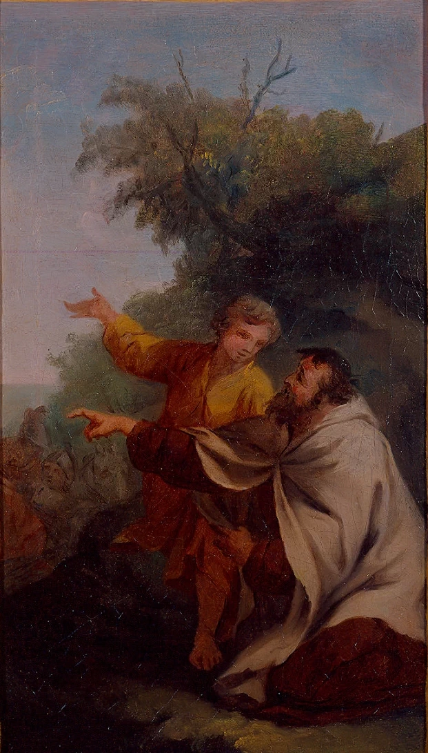 Giuseppe Peroni 63 San Simone Stock con il suo servo (o Santo Carmelitano) Galleria Nazionale di Parma