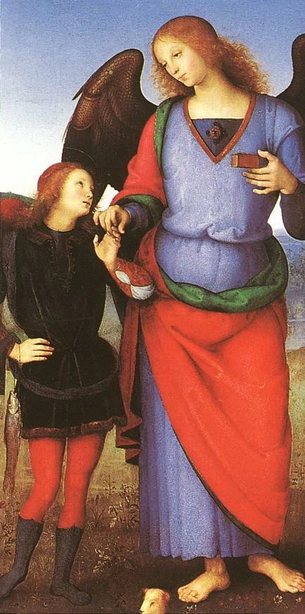 Pietro Perugino - Tobia e l'arcangelo Raffaele