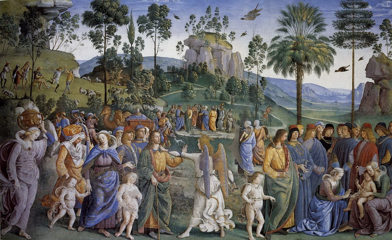 Il viaggio di Mosè in Egitto e la circoncisione di suo figlio Eliezer - Cappella Sistina