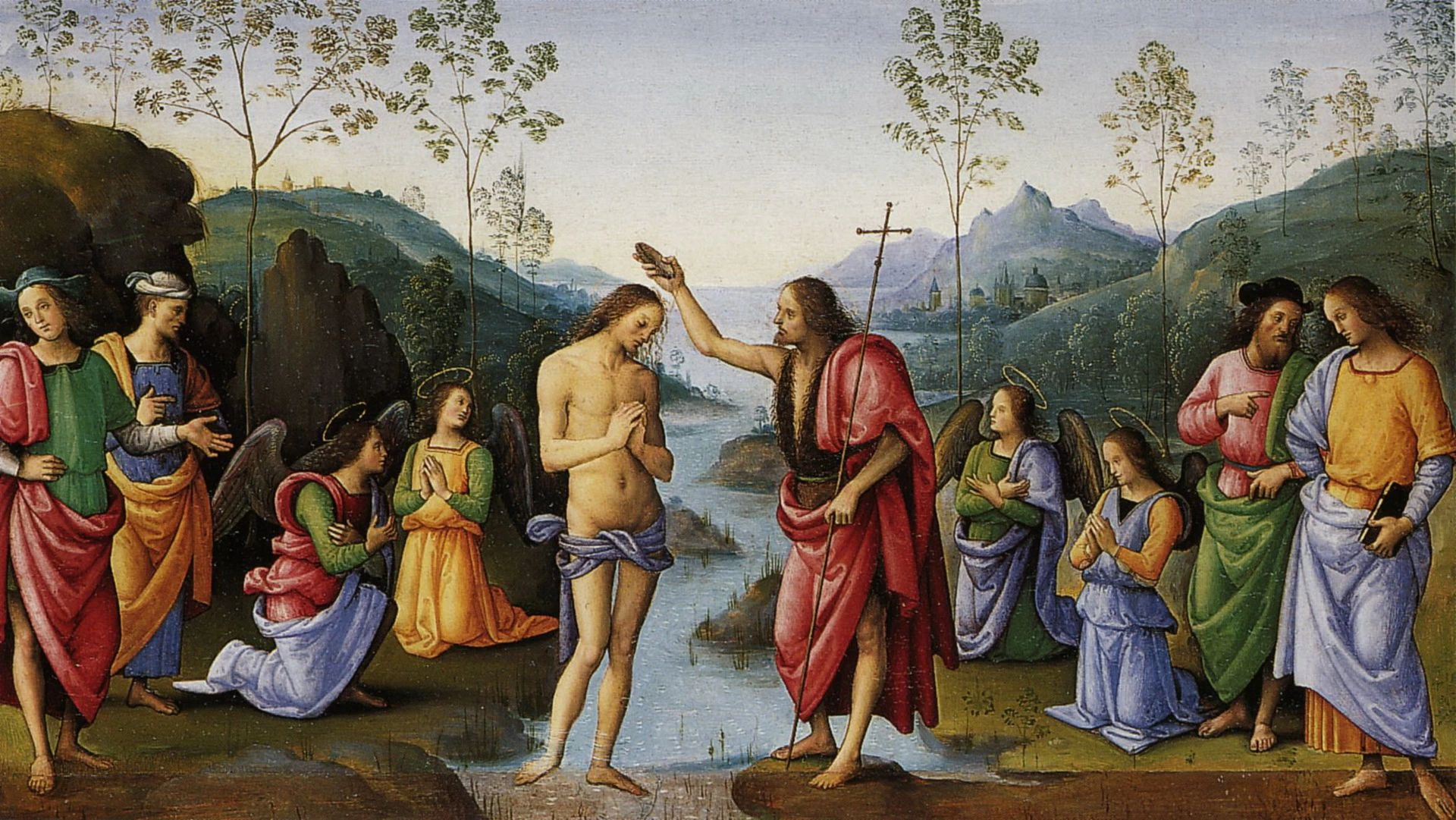 Polittico di San Pietro (Battesimo di Cristo), Musée des Beaux - Arts, Rouen, France
