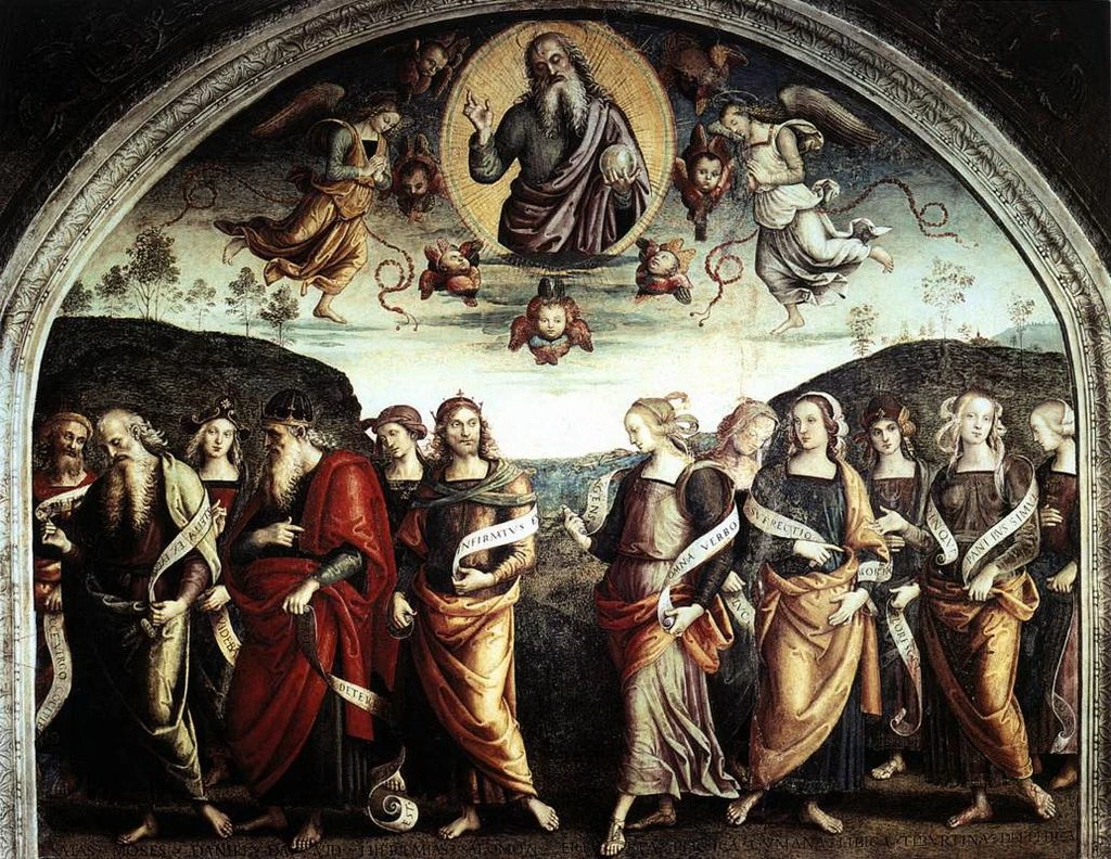 L'Onnipotente con i profeti e le Sibille