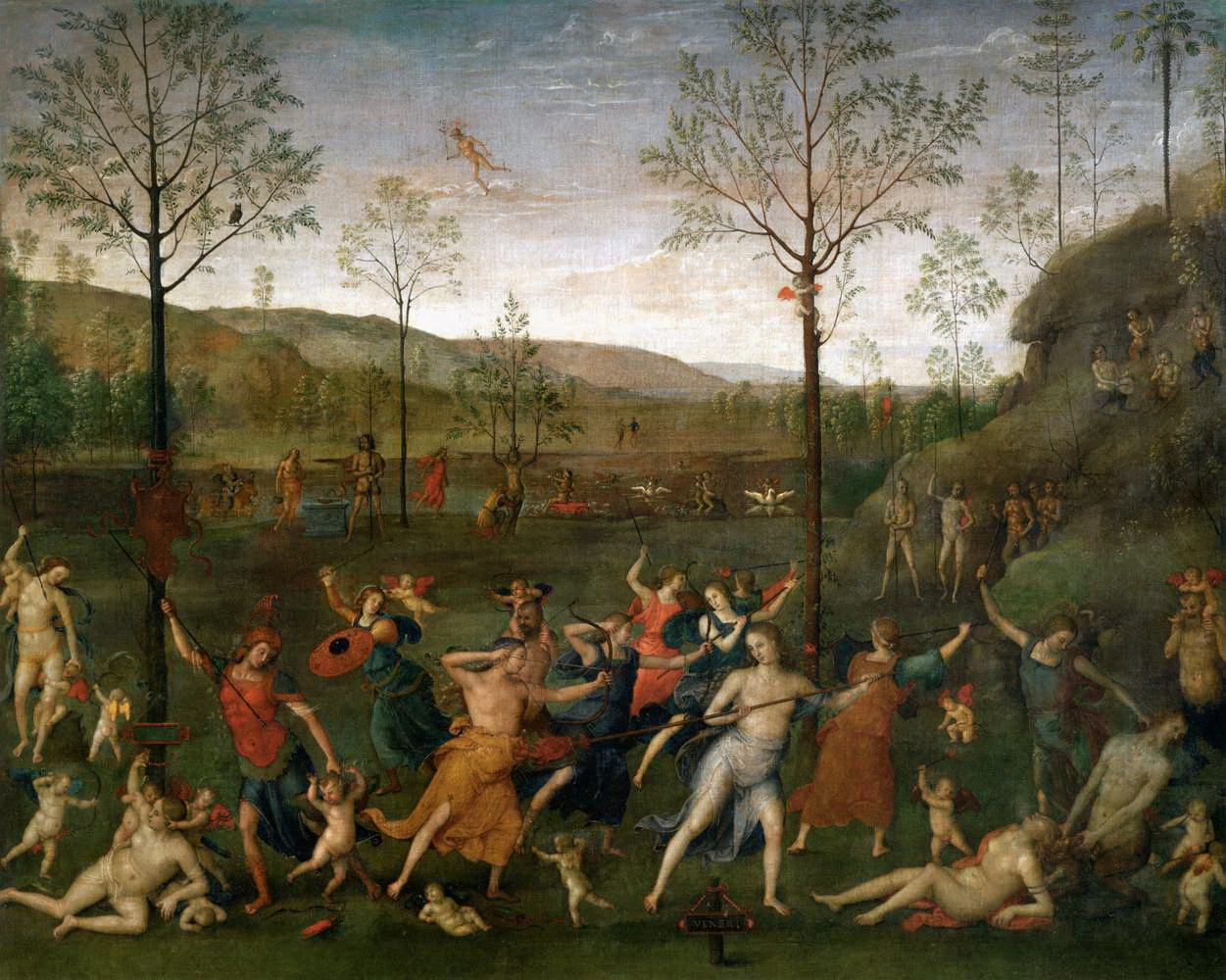 Combattimento tra amore e castità - Musée du Louvre, Paris