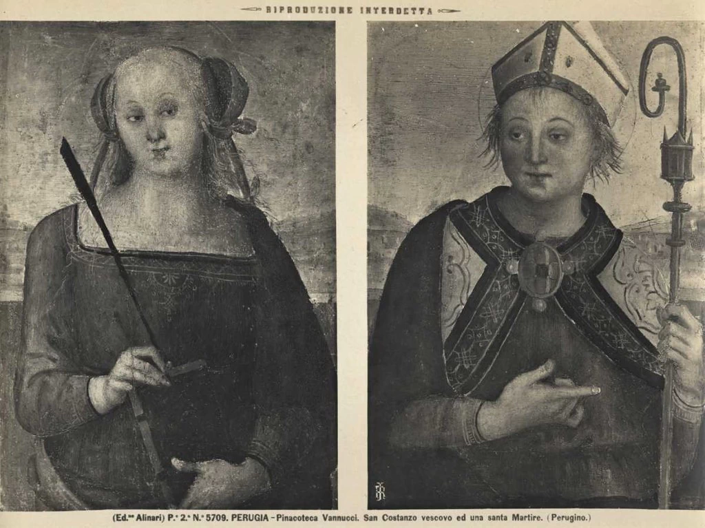Santa Caterina d'Alessandria, San Costanzo, Galleria Nazionale dell'Umbria