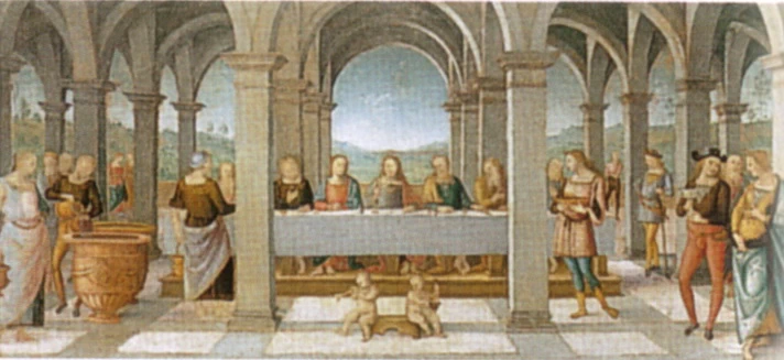 Pala di Sant’Agostino (nozze di cana)