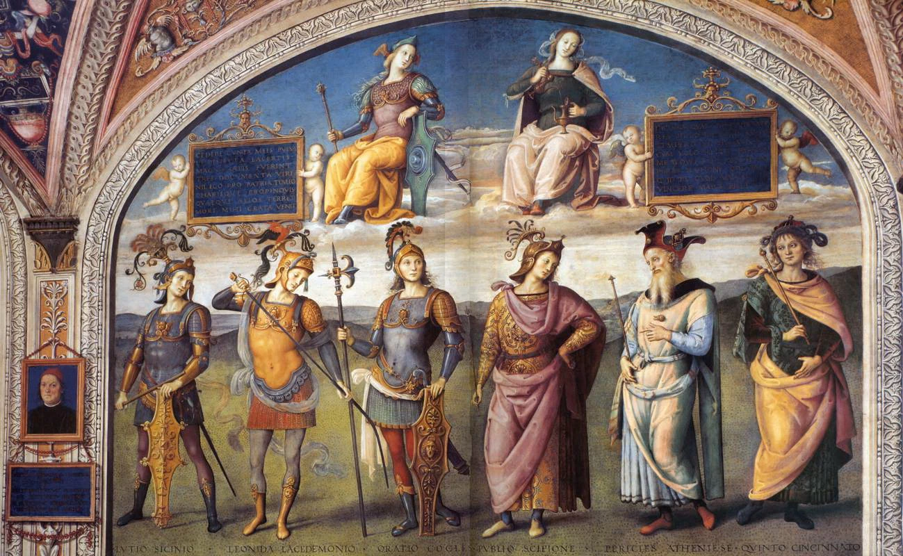 Uomini famosi dell'antichità - Collegio del Cambio, Perugia