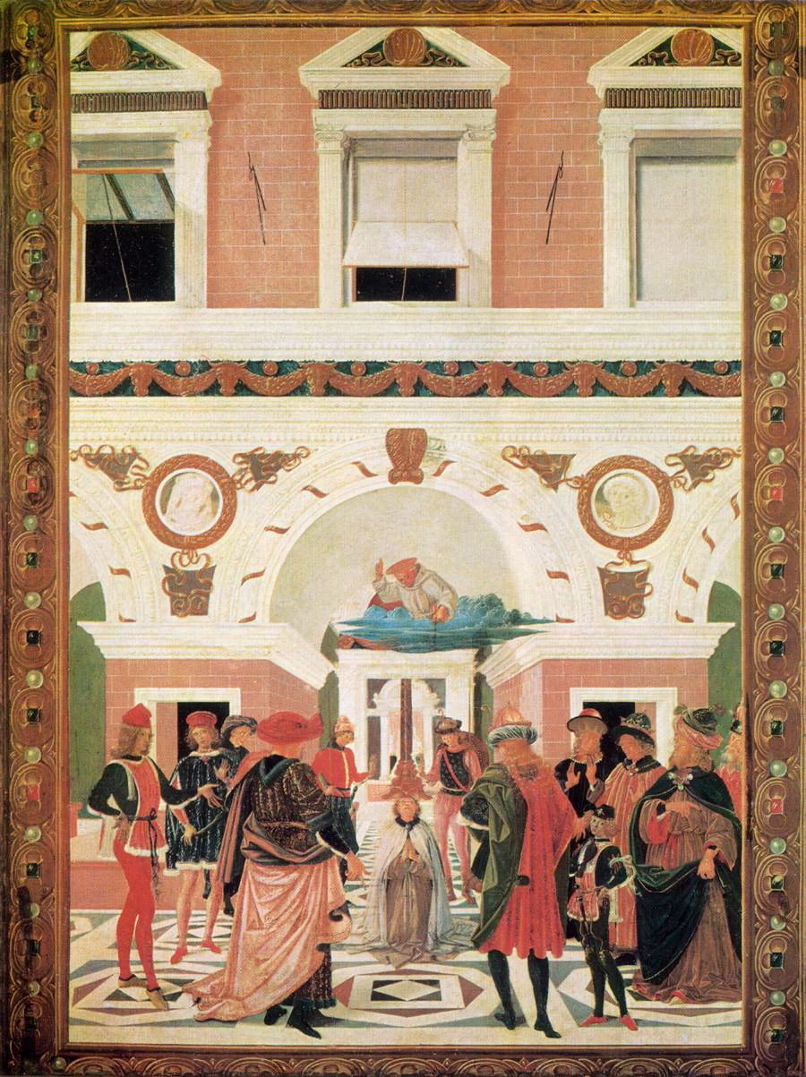 I miracoli di san Bernardino - guarigione del muto, Galleria Nazionale dell'Umbria, Perugia