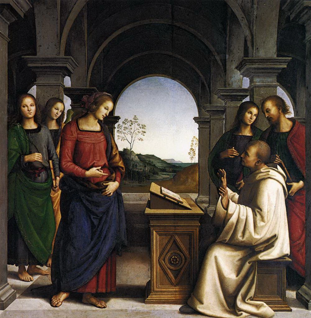 La visione di San Bernardo - Alte Pinakothek, Munich