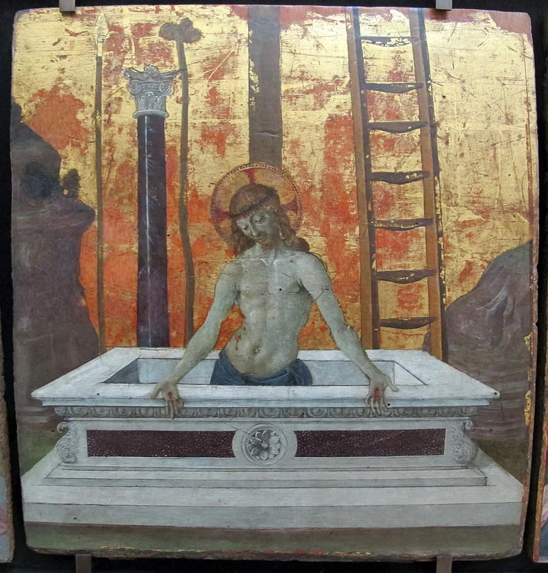 Predella con storie di san girolamo - Cristo, 1472 ca
