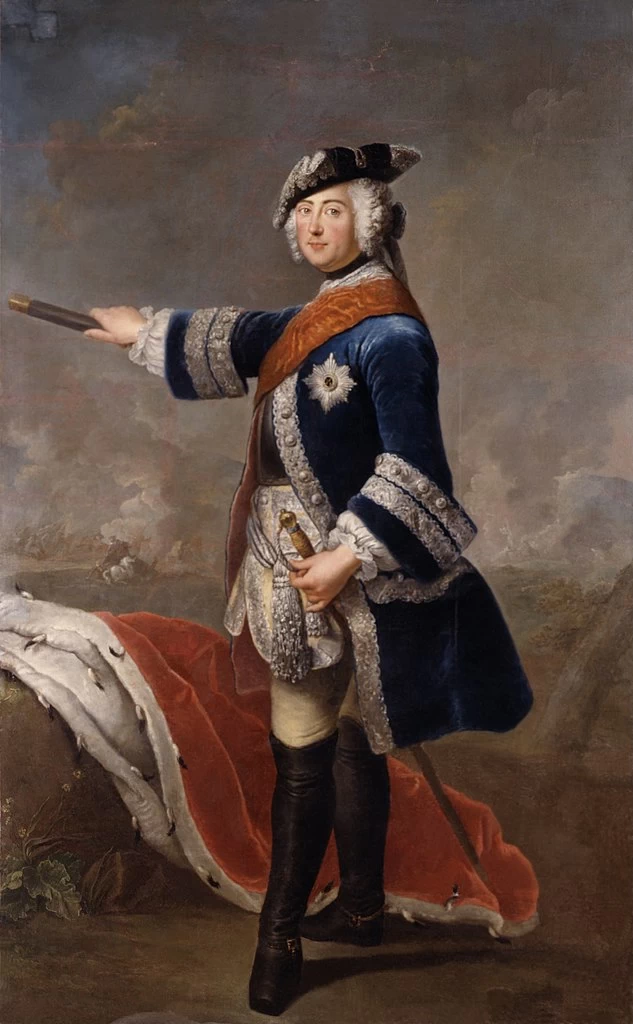 Antoine Pesne 74 Ritratto di Friedrich der Große Schloss Sanssouci, Potsdam