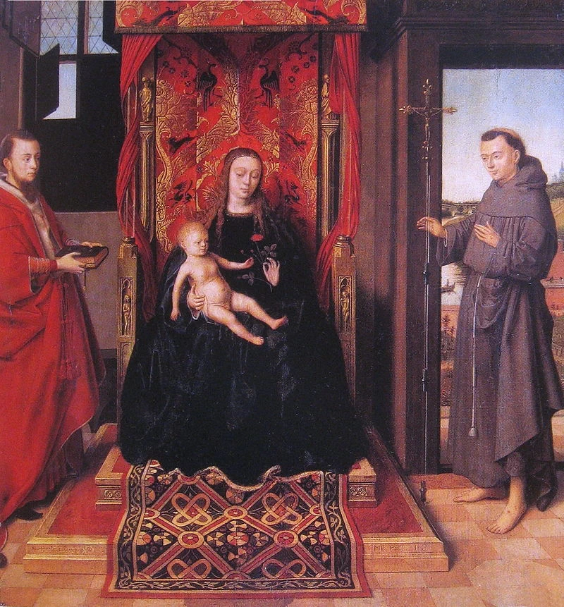 La Vergine col Bambino, san Geremia e Francesco - Francoforte sul Meno, Städelsches Kunstinstitut