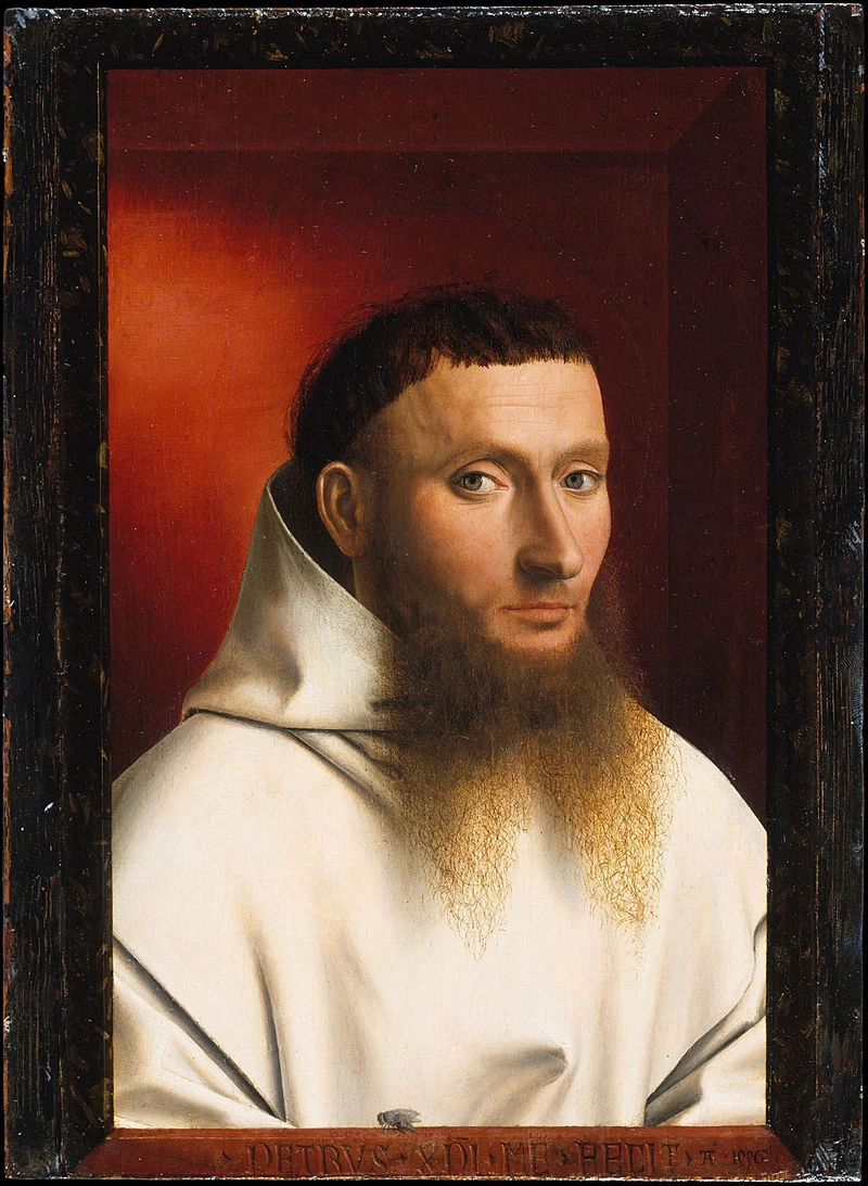 Ritratto di un certosino, un olio su tavola - Metropolitan Museum of Art di New York