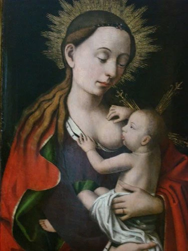 Vergine col Bambino - Koninklijk Museum voor Schone Kunsten, Ampwert